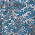 Hawaiian Shirt For Men Koi Waves Button-down Shirt Short Sleeve 100% Cotton Shirt