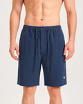 Linen Shorts For Men Mid-Rise Straight Bermuda 8-10 Inch 5-Pocket Shorts