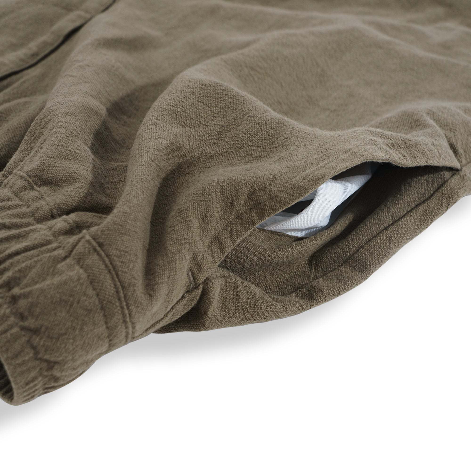 Mens Linen Shorts Mid-Rise Straight Bermuda 8-10 Inch 5-Pocket Shorts