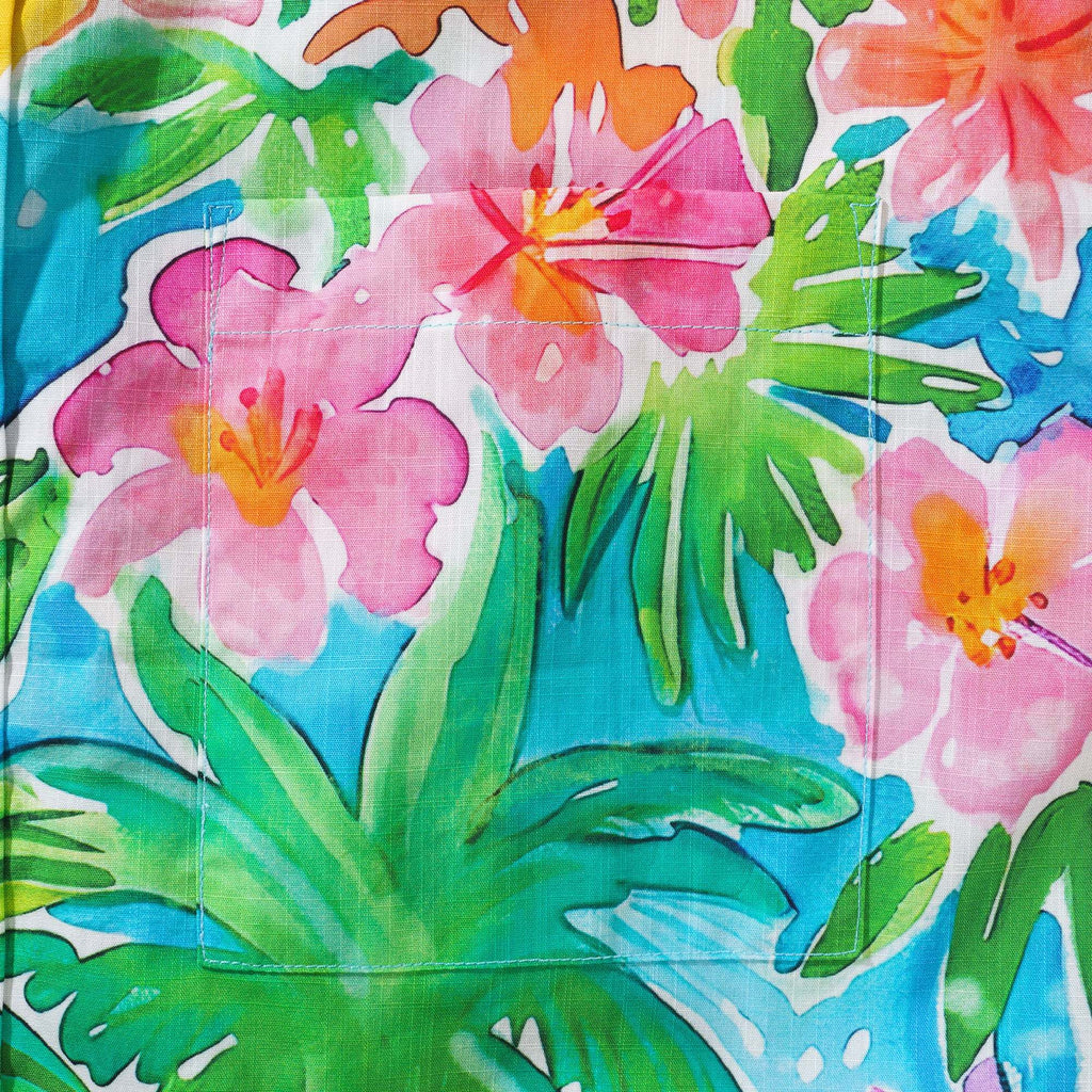 Vacation Hawaiian Shirt 100% Cotton Men's Colorful Short Sleeve Button-down Aloha Shirt Get Ready For Vacation