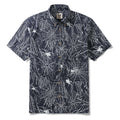 Halloween Gift The Hidden Hunter in the City 100% Cotton Men's Short Sleeve Button-down Shirt Aloha Hawaiian