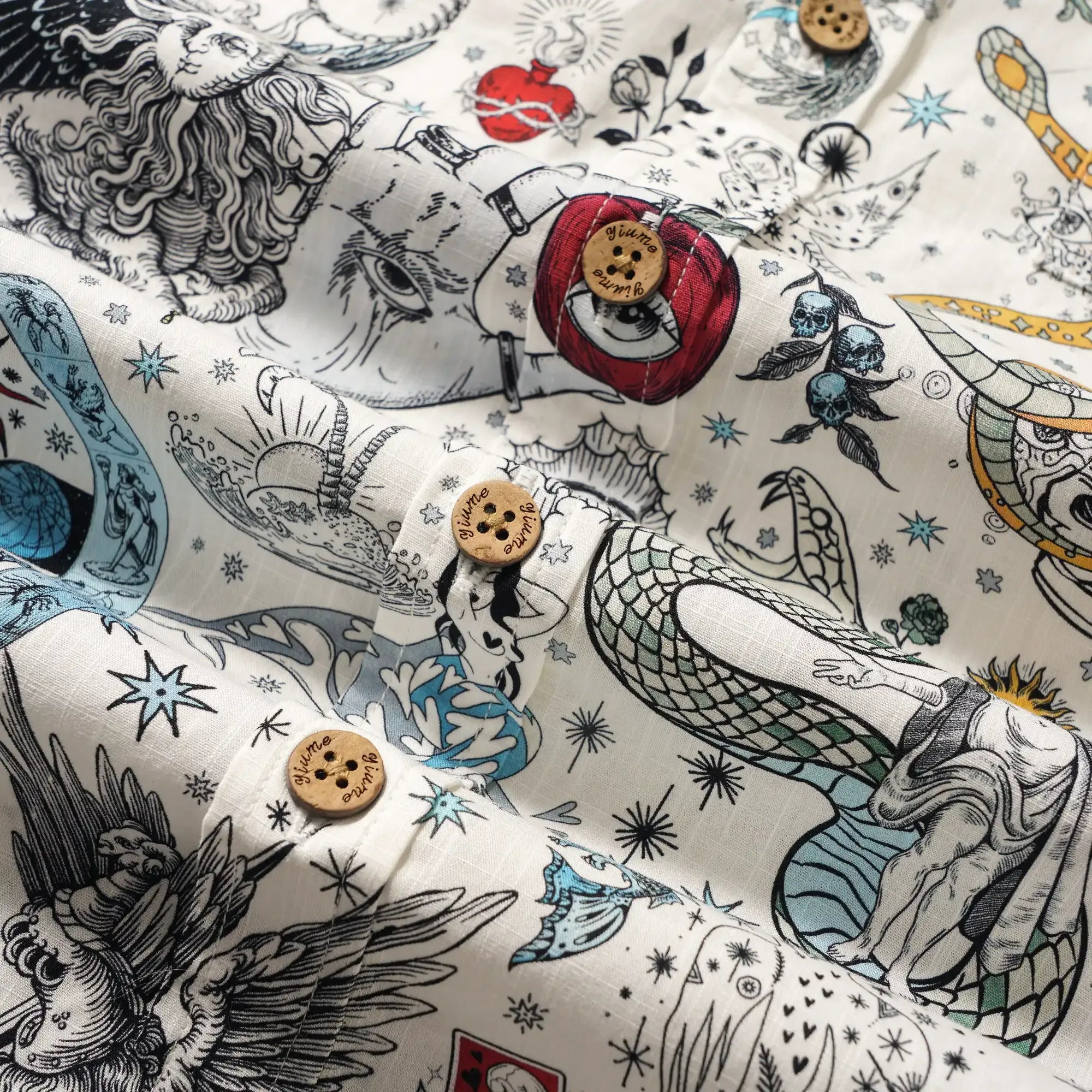 Valentine's Day Gift Men's Hawaiian Shirt Short Sleeve Button-down 100% Cotton White Aloha The Gentle Embrace Of Paradise Unburned